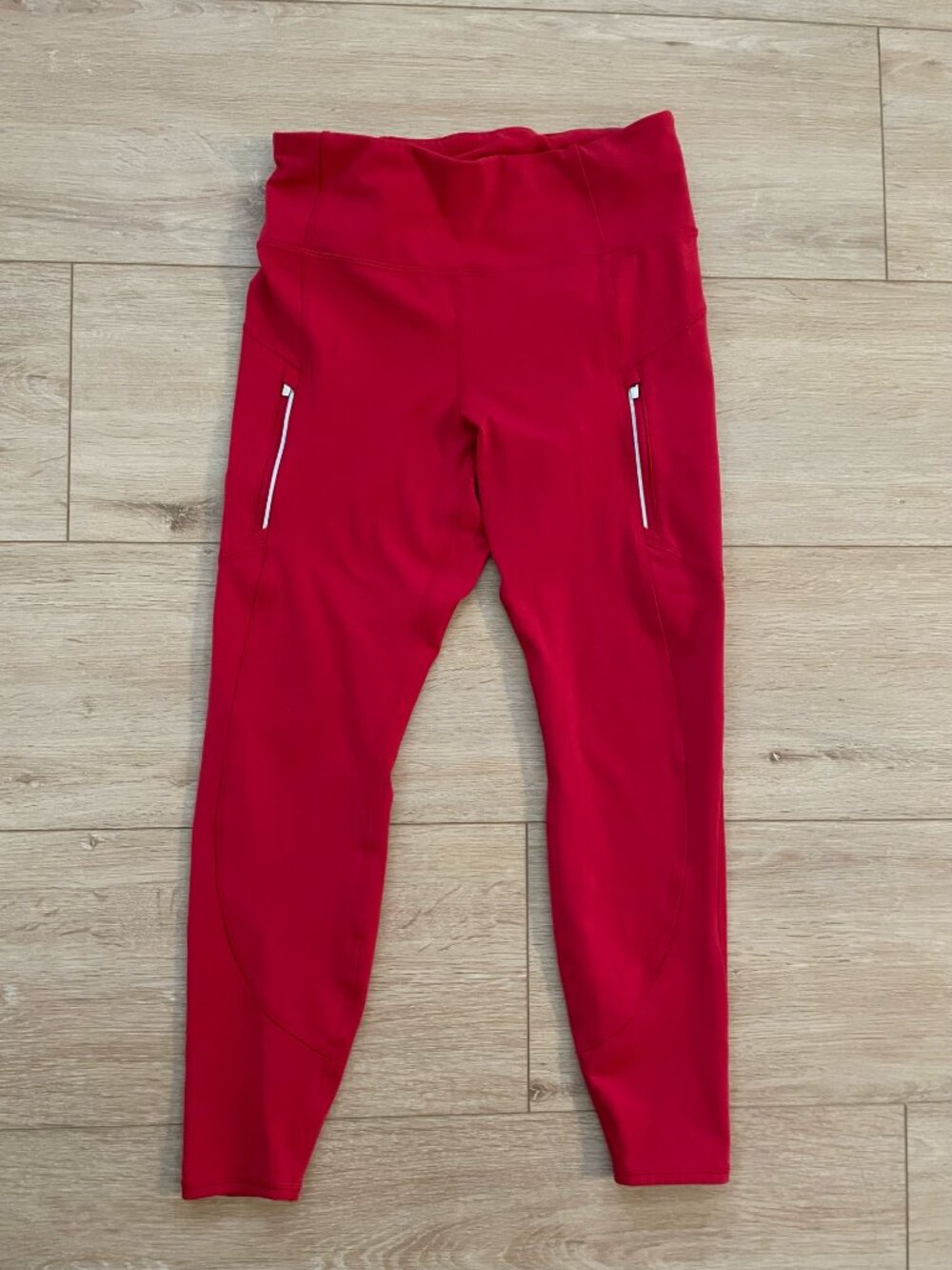 Athleta Rainier 7/8 Tight Leggings Crimson Red High Rise Medium